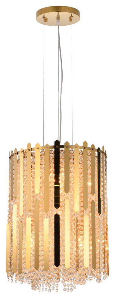 Bethel International RBD02CUS 1 Light Pendant, Gold
