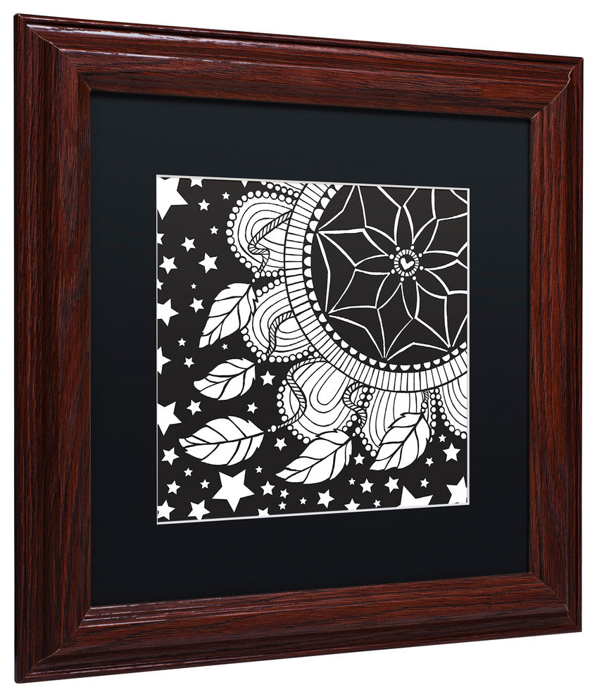 Hello Angel ''Dream Catcher'' Art, Wood Frame, Black Mat, 11x11
