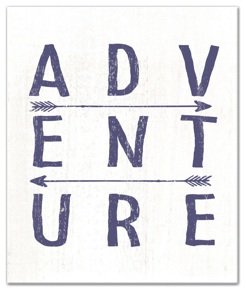 Adventure Arrows 20x24 Canvas Wall Art