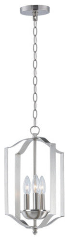Maxim Lighting Provident 3-Light Chandelier in Satin Nickel - 10035SN