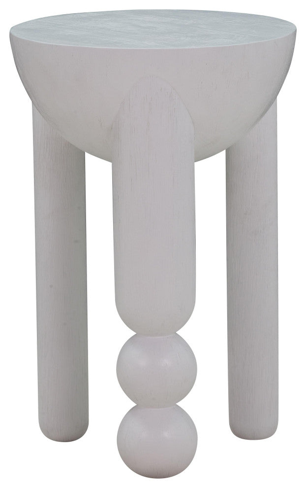 Morse White Accent Table