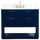 Elegant Decor Larkin Bathroom Vanity Blue
