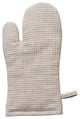 Woven Linen and Cotton Waffle Hot Pad Mitt, Cream
