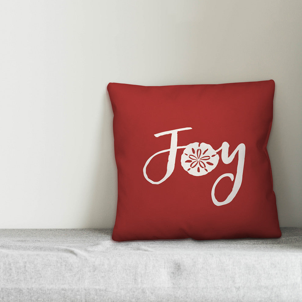 Joy Sand Dollar 18x18 Spun Poly Pillow