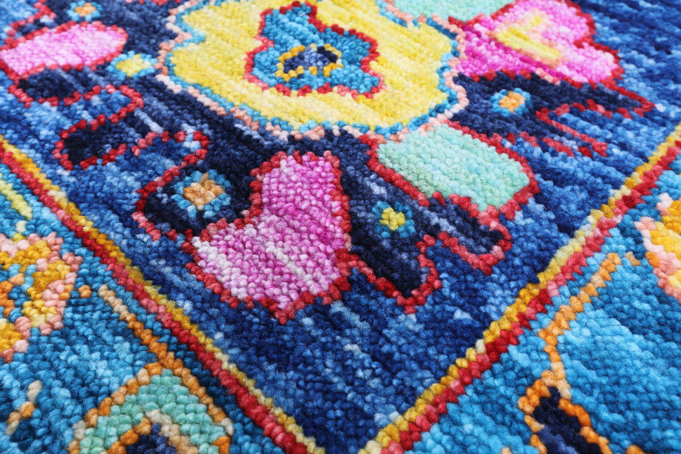 10' 0" X 13' 9" Handmade Turkish Oushak Wool Rug - Q14780