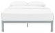Corinne Full Bed Frame, Gray