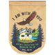 Flag Camper I Am With You 13x18