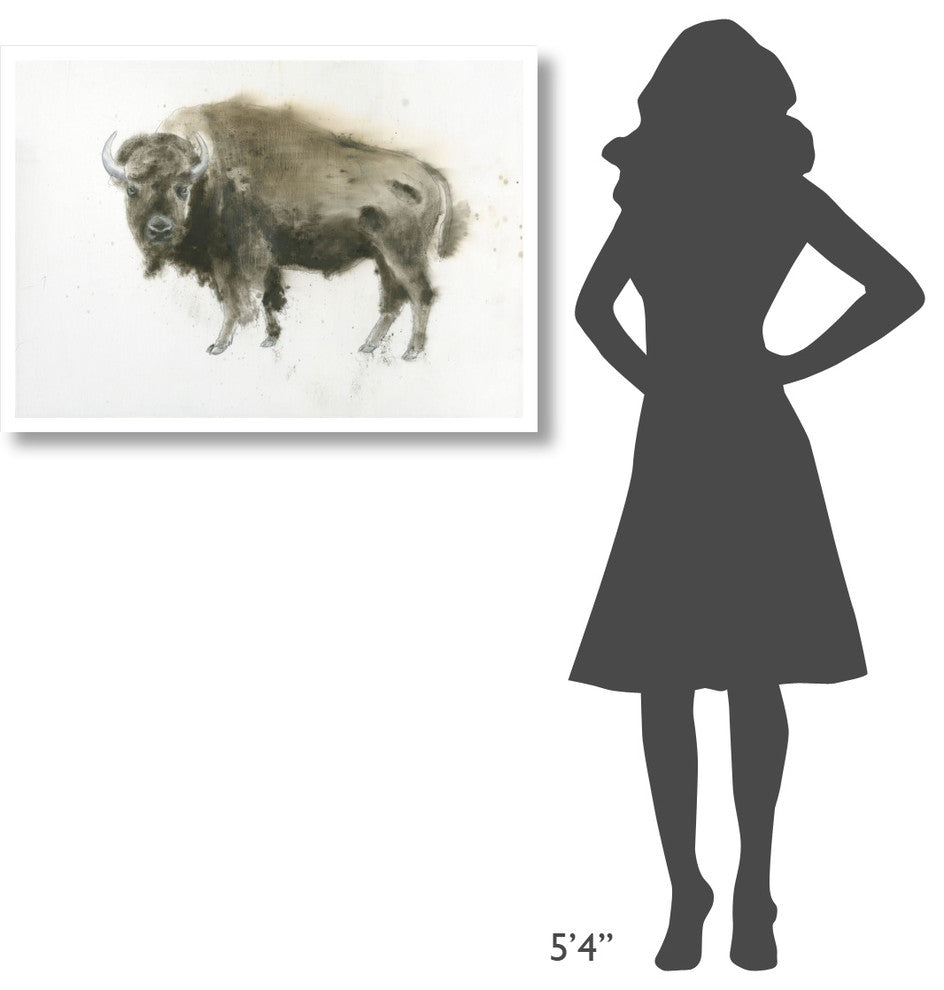 "Buffalo Bill" Digital Paper Print by James Wiens, 38"x27"