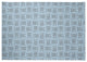 Criss Cross Bunnies Easter Chenille Rug, After Rain Blue, 5'x7'