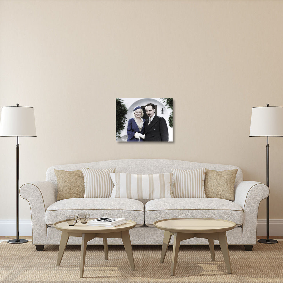 "Jean Harlow" Stretched Canvas Giclee by Hollywood Photo Archive, 30x23"