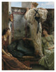 "Who Is It?, 1863" Digital Paper Print by Sir Lawrence Alma-Tadema, 14"x18"