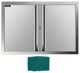 VEVOR 31X24" Outdoor Kitchen Access Door BBQ Island Stainless Steel Cabinet Door