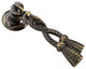 Utopia Alley Draper Antique Brass Cabinet Pull, 2.7", 5 Pack