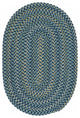 Colonial Mills Rug Tinta Blue Round, 9x9