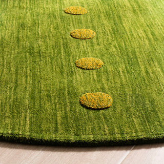 Safavieh Himalaya Collection HIM590 Rug, Green, 6' Round