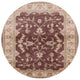 Ahgly Company Indoor Round Mid-Century Modern Area Rugs, 7' Round