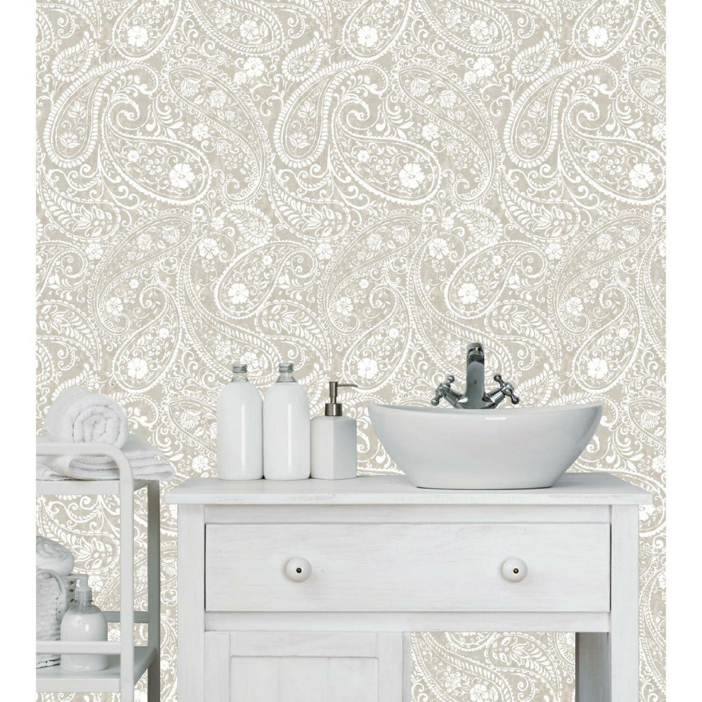 Paisley Prince Peel And Stick Wallpaper