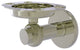 Mercury Tumbler and Toothbrush Holder with Twisted Accents, Polished Nickel