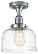 Innovations 517-1CH-PC-G713 1-Light Semi-Flush Mount, Polished Chrome