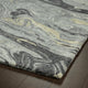 Kaleen Marble Hand-Tufted Rug, Graphite, 2'6"x8'
