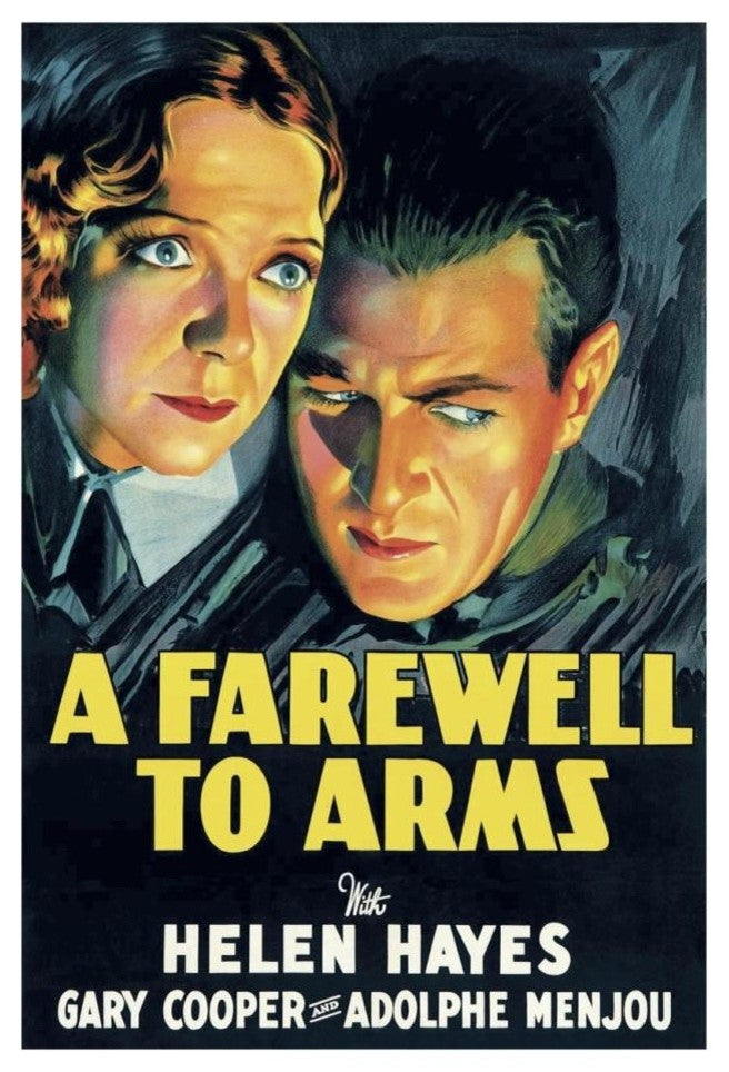 "Vintage Film Posters: Farewell to Arms" Digital Paper Print, 18"x26"
