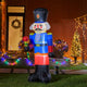 8FT Lighted Inflatable Nutcracker Decor