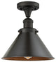 Briarcliff Semi-Flush Mount, Oil Rubbed Bronze, Shade: Oil Rubbed Bronze