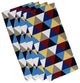 Triangles! Geometric Decorative Print Napkin, Blue Suede, Set of 4