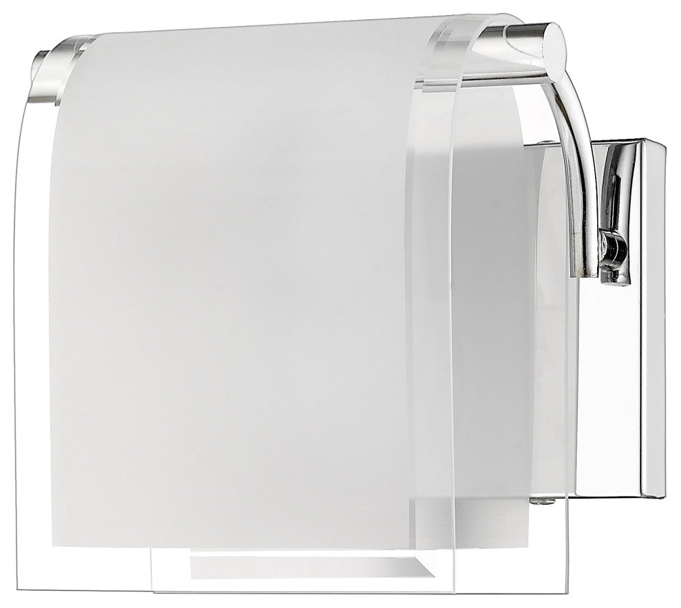 Zlite 169-1S 1-Light Wall Sconce, Clear Beveled