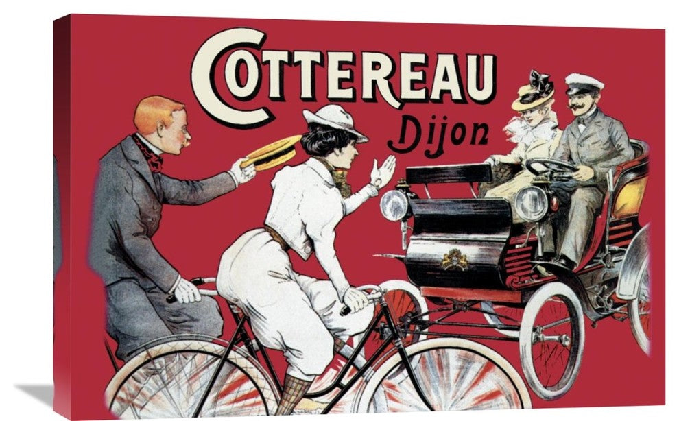"Cottereau Dijon" Stretched Canvas Giclee, 30"x20"