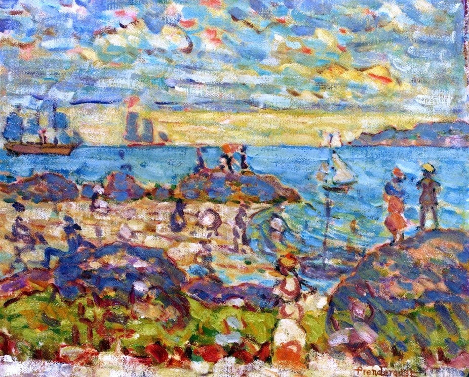 Maurice Prendergast The Point, Gloucester - 20" x 25" Premium Canvas Print