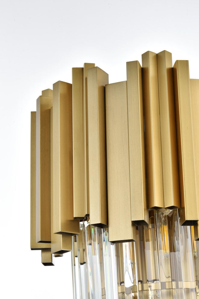 Home Living 12" Wall Sconce, Satin Gold