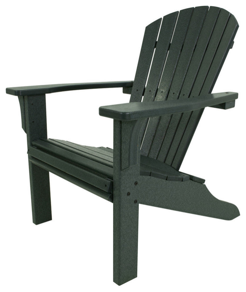 Polywood Seashell Adirondack, Green