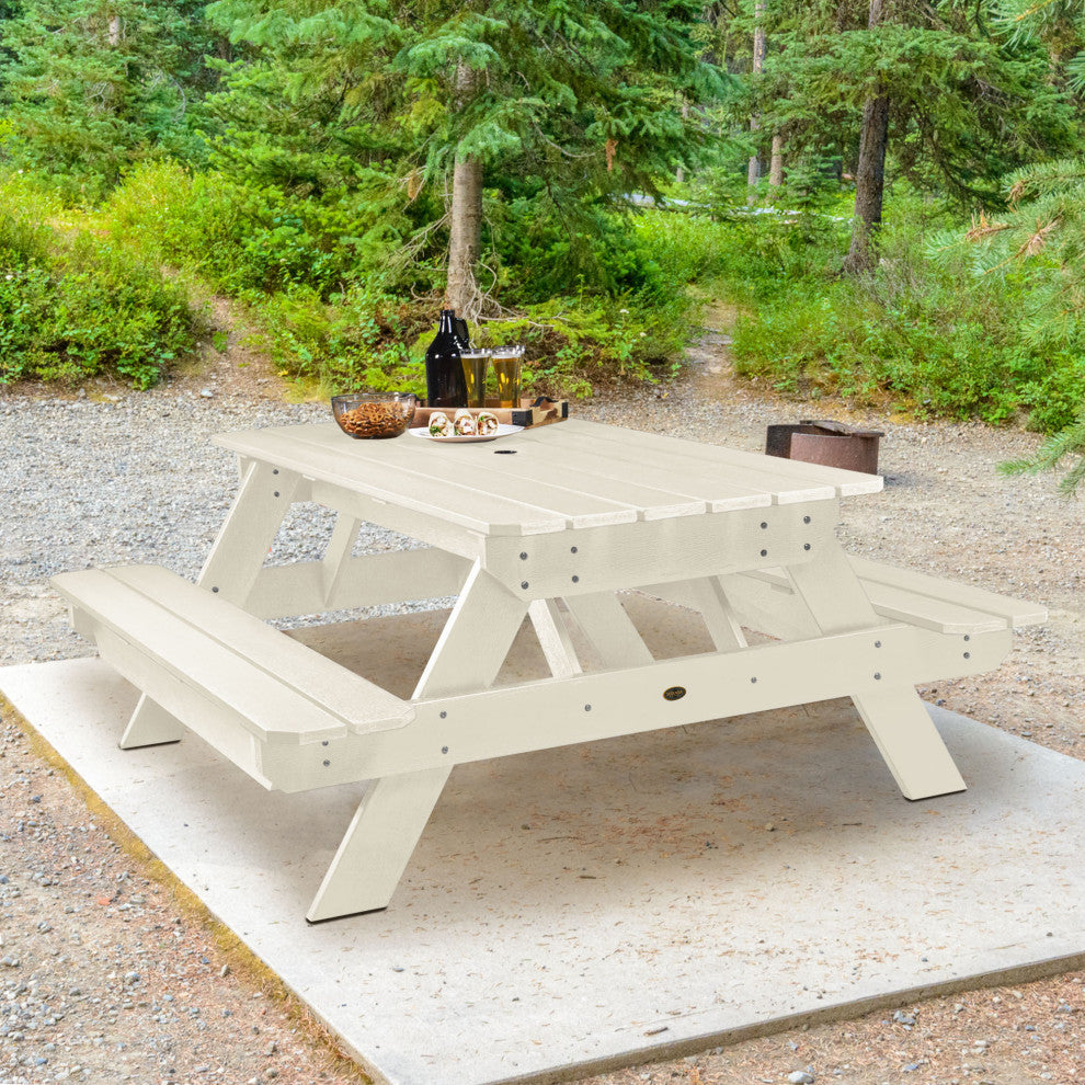 Sequoia National Picnic Table, Whitewash