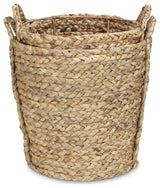 2-Piece Tapered Water Hyacinth Basket