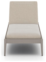 Sherwood Outdoor Chaise Lounge-Grey/Sand