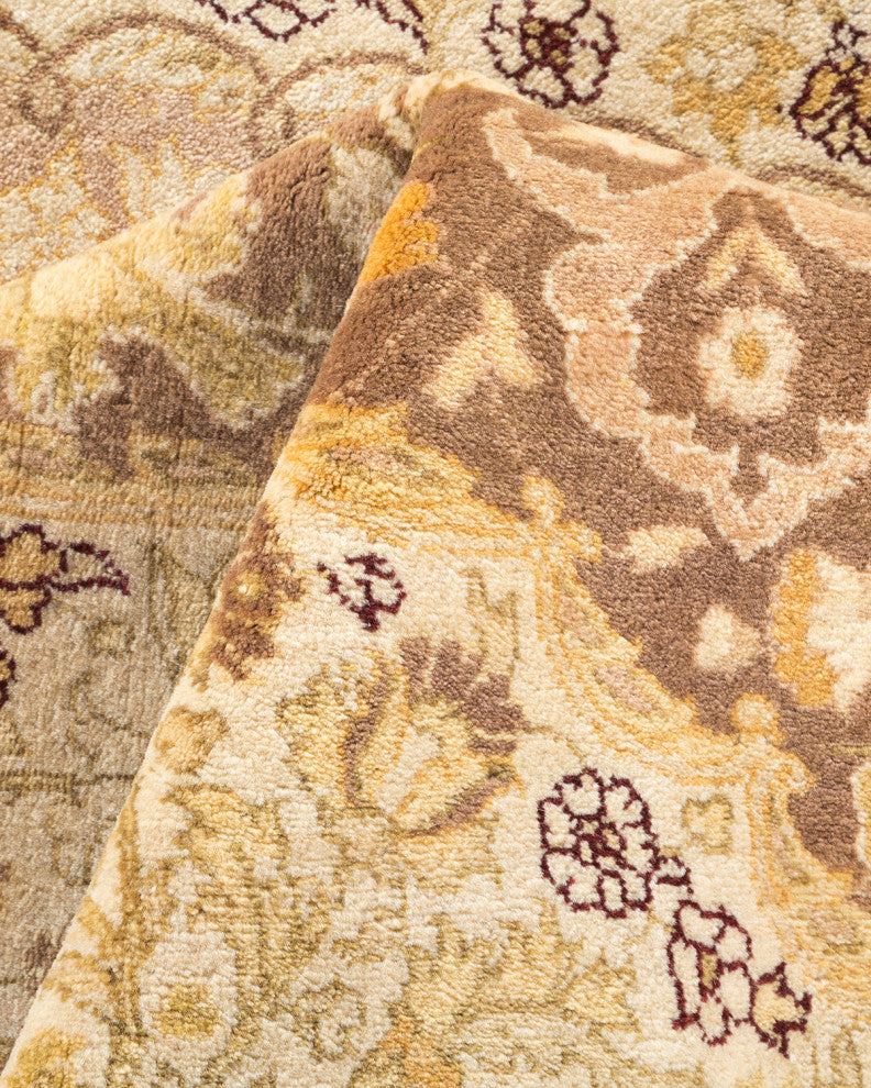 Quinn, One-of-a-Kind Hand-Knotted Area Rug Brown, 6'2"x9'1"