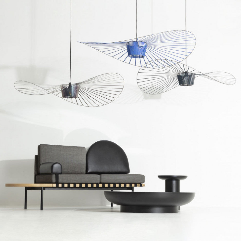 Lilly Pendant Lamp, Cooper, 67" in Dia