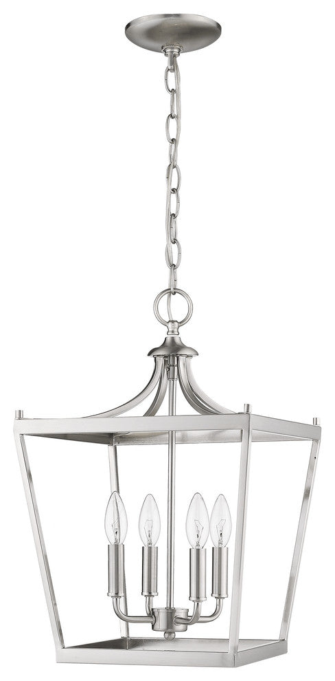 Kennedy 4-Light Satin Nickel Pendant