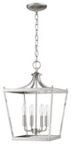 Kennedy 4-Light Satin Nickel Pendant