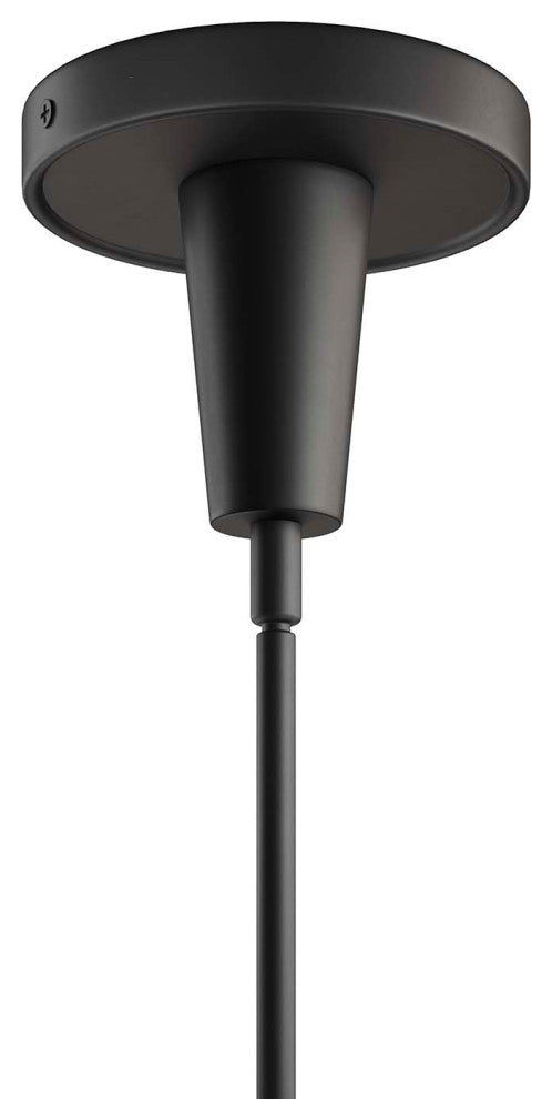 Beacon 3-Light Pendant Light, Opal Black