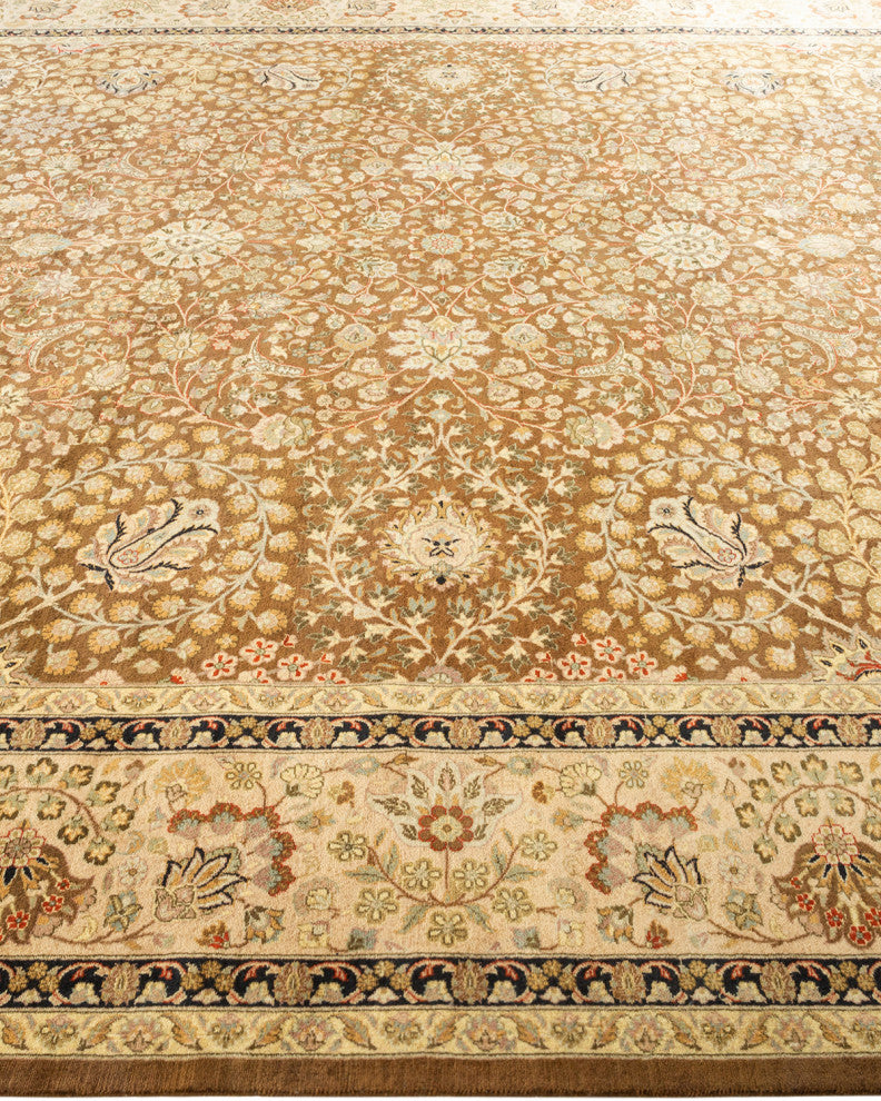 Mogul, One-of-a-Kind Hand-Knotted Area Rug Brown, 9' 1" x 11' 10"