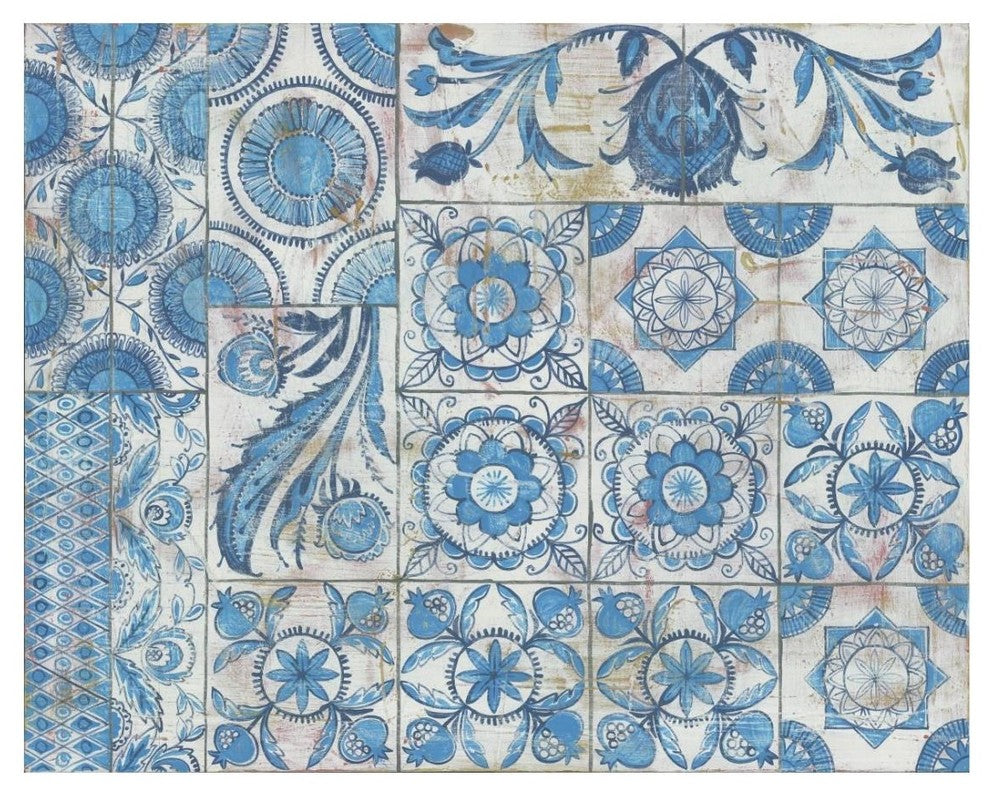 "Istanbul Tiles" Digital Paper Print by Kathrine Lovell, 26"x22"