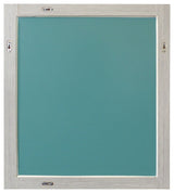 26" Rectangle Wood Frame Mirror, Gray Pine Finish