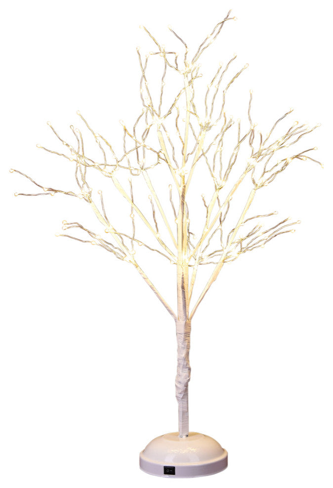2' LED Tree With Warm White Lights