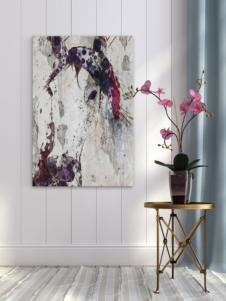 "Purple Horse" Art Print, 30x45 cm
