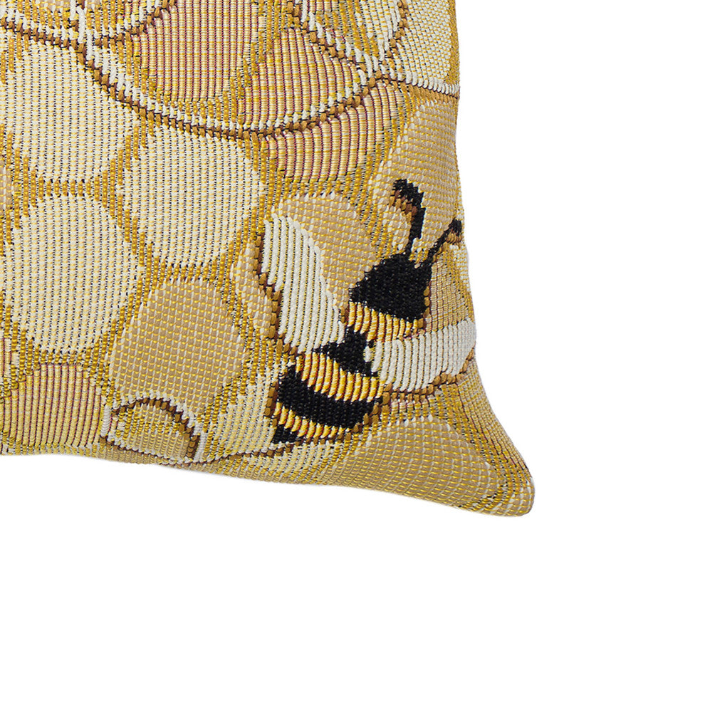 Marina Bee Free Indoor/Outdoor Pillow Honey 12"x18"