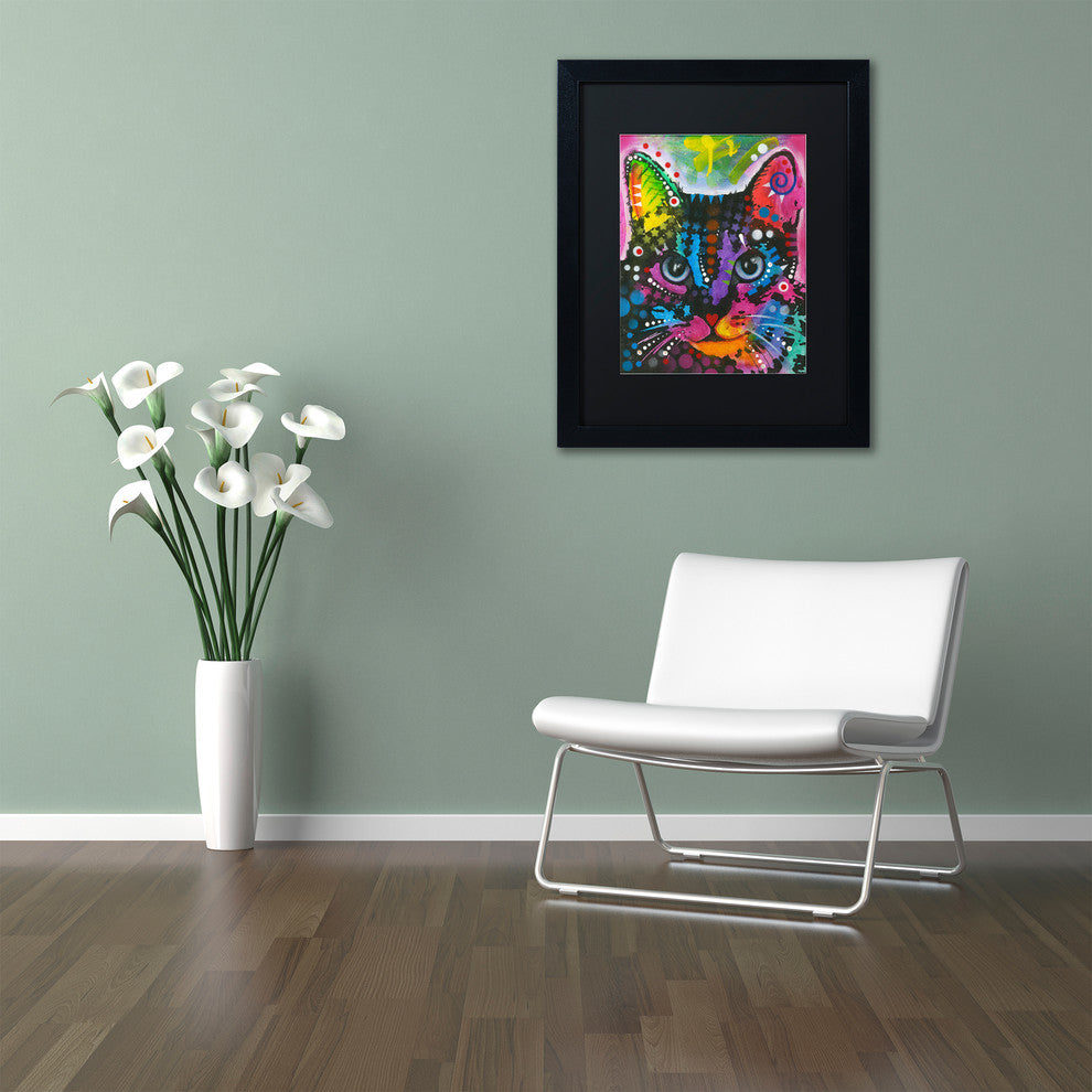 Dean Russo '12' Framed Art, 11x14, Black Frame, Black Mat