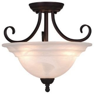 Babylon 14" Semi-Flush, Oil Burnished Bronze