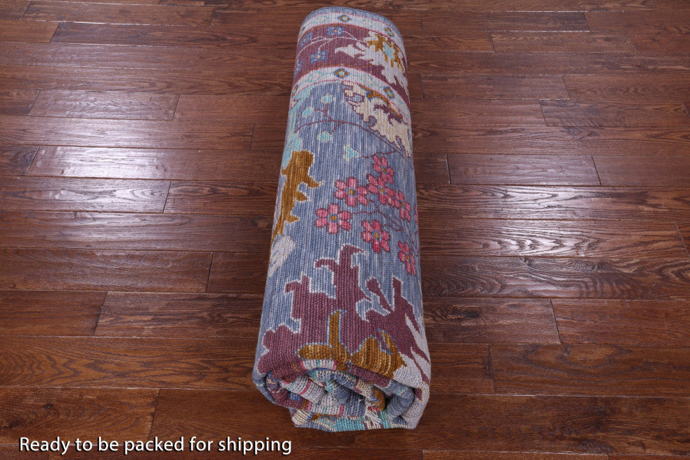 Hand Knotted William Morris Wool Rug 8' 0" X 10' 0" - Q13610